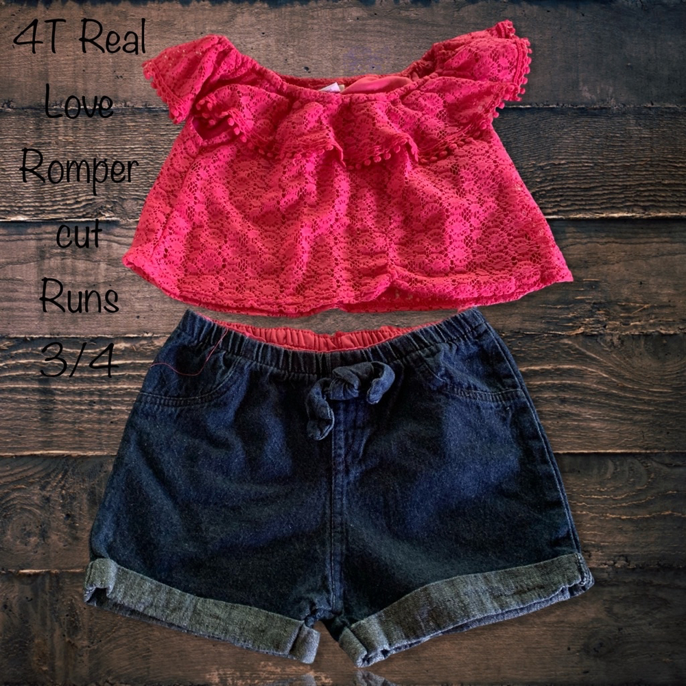 4T Real Love Romper